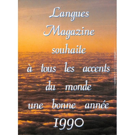 Langues International magazine |Premier Numéro