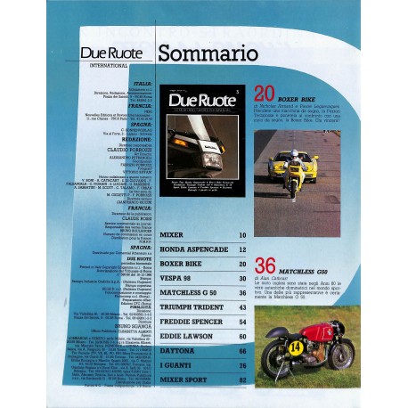 Deux Roues |Premier Numéro