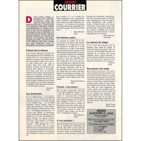 ATOUTS |Premier Numéro