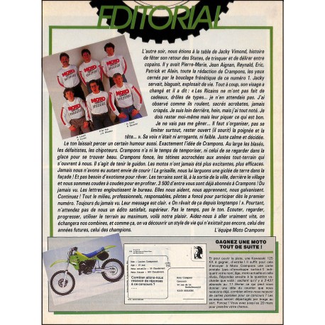 MOTO CRAMPONS |Premier Numéro