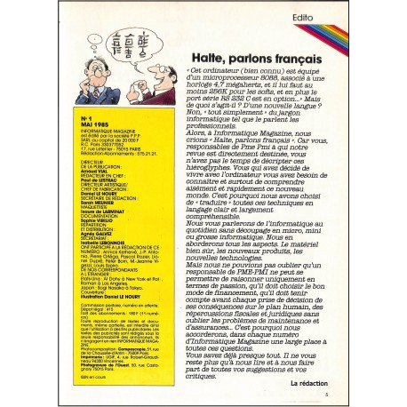 INFORMATIQUE Magazine |Premier Numéro