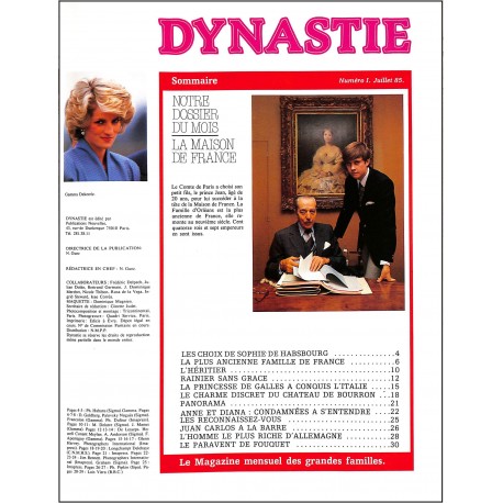 DYNASTIE |Premier Numéro