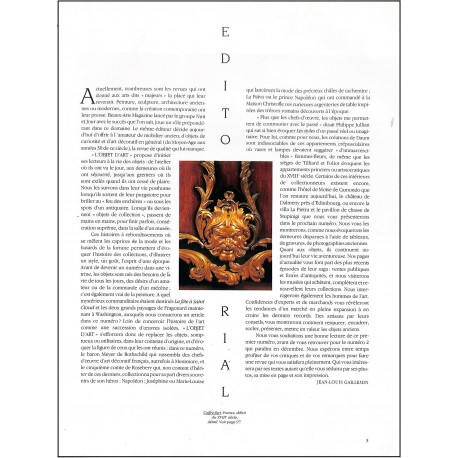 L'objet d'art |Premier Numéro