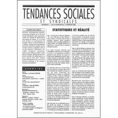 TENDANCES SOCIALES ET SYNDICALES |Premier Numéro