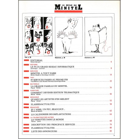 La revue du Minitel |Premier Numéro
