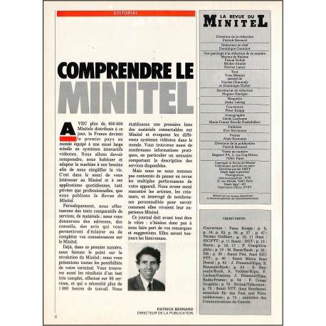 La revue du Minitel |Premier Numéro