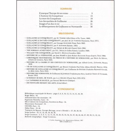 Images de Guillaume le Conquérant |Premier Numéro