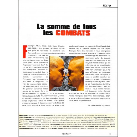 FightSport |Premier Numéro