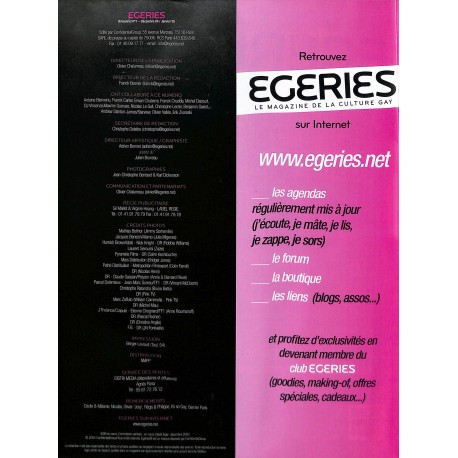 EGERIES |Premier Numéro