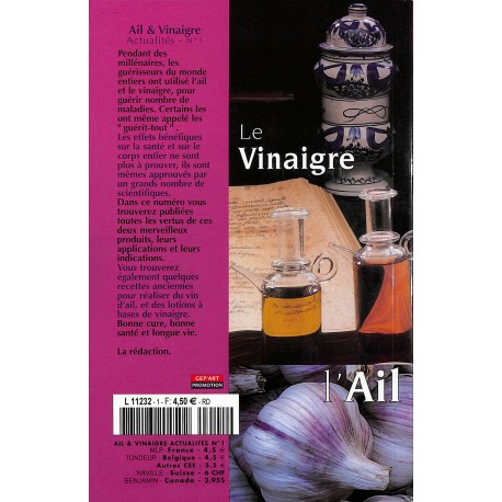 Ail et Vinaigre actualités |Premier Numéro
