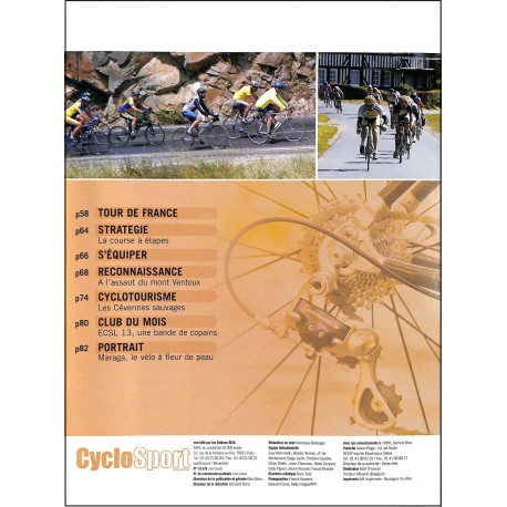 CycloSport magazine |Premier Numéro