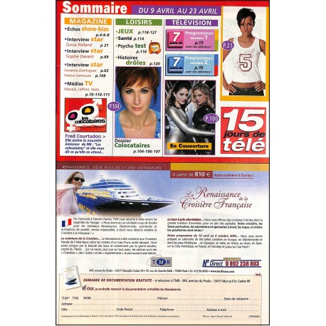 15 Jours de télé |Premier Numéro