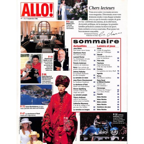 Allo! |Premier Numéro