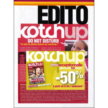 Kotchup |Premier Numéro