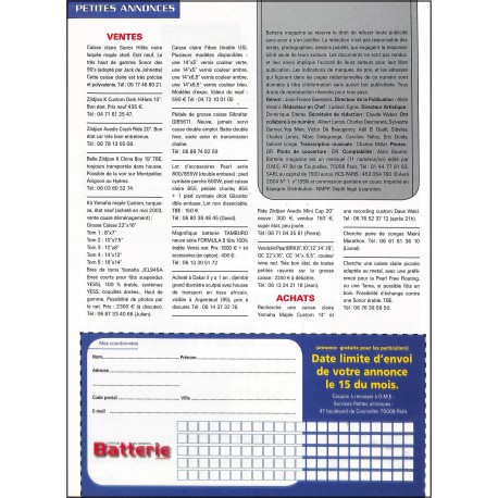 Batterie magazine |Premier Numéro