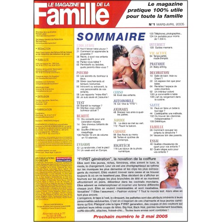 Le magazine de la Famille |Premier Numéro