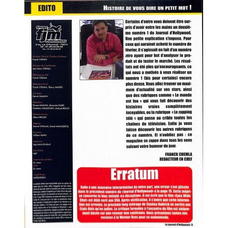 HOLLYWOOD |Premier Numéro