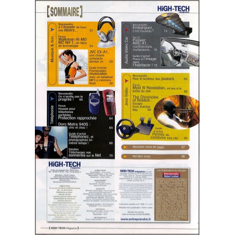 HiGH-TECH magazine |Premier Numéro