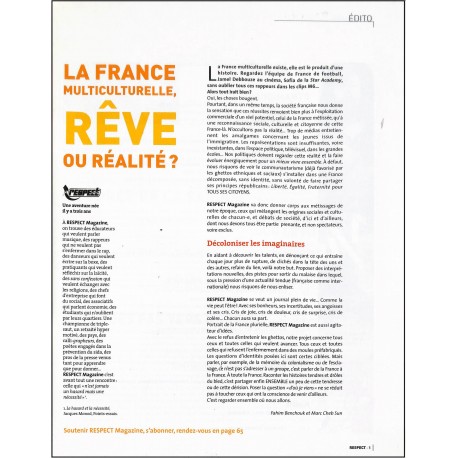 Respect magazine |Premier Numéro