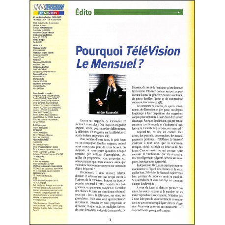 TÉLÉVISION |Premier Numéro