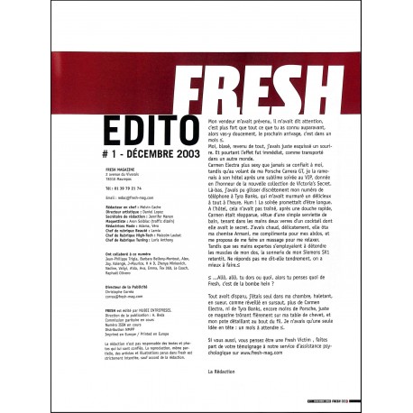 FRESH |Premier Numéro