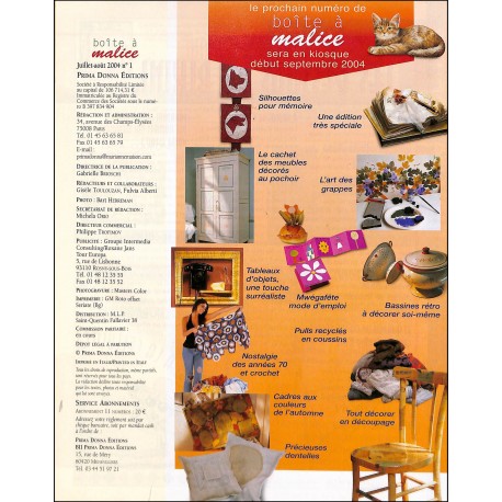 Boîte à malice |Premier Numéro