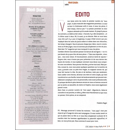 Mon Papa |Premier Numéro