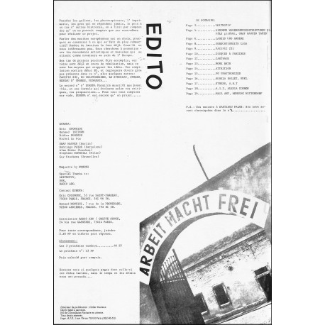 EUROPA |Premier Numéro