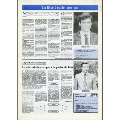 PARIS REPUBLICAIN LIBERAL |Premier Numéro