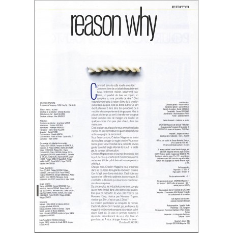 CREATION |Premier Numéro