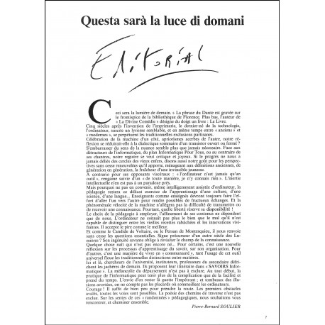 SAVOIRS Informatique |Premier Numéro