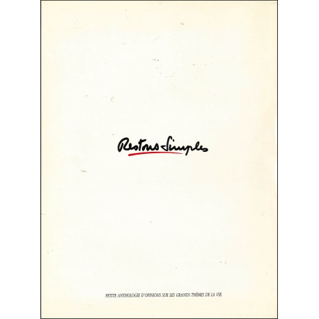 Restons Simples |Premier Numéro