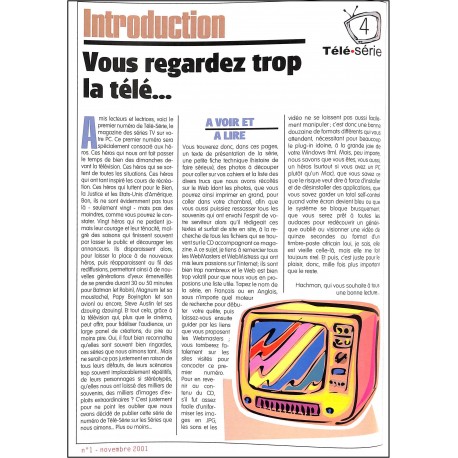 Télé.série |Premier Numéro