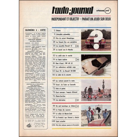 l'auto-journal |Premier Numéro