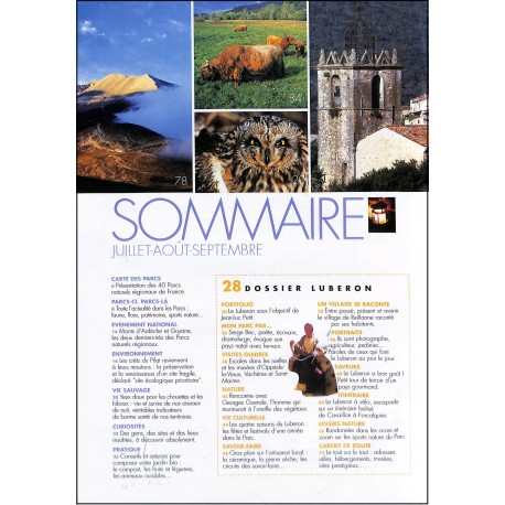 Parcs naturels régionaux magazine |Premier Numéro