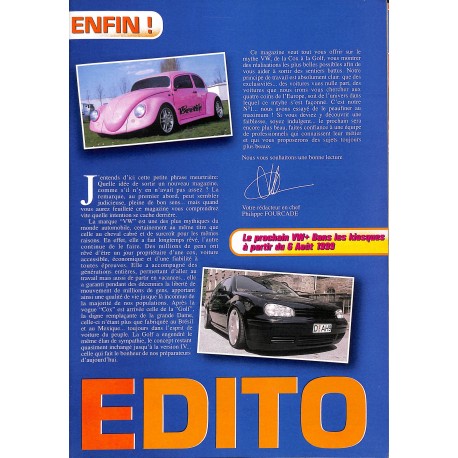 VW Plus magazine |Premier Numéro