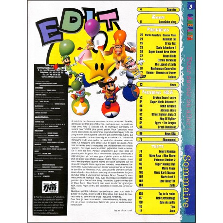 GAME PLAY 128 |Premier Numéro