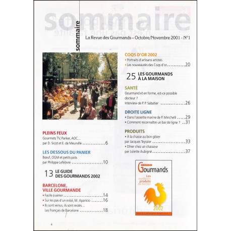 LA REVUE DES GOURMANDS |Premier Numéro