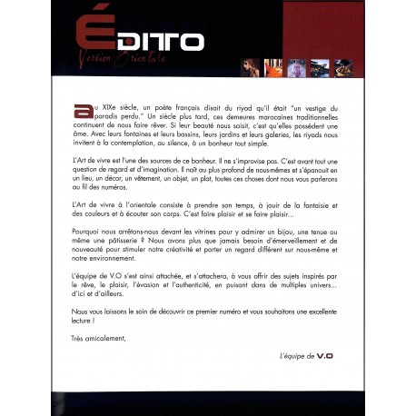 V.O |Premier Numéro