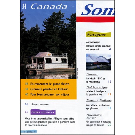 Sillages |Premier Numéro