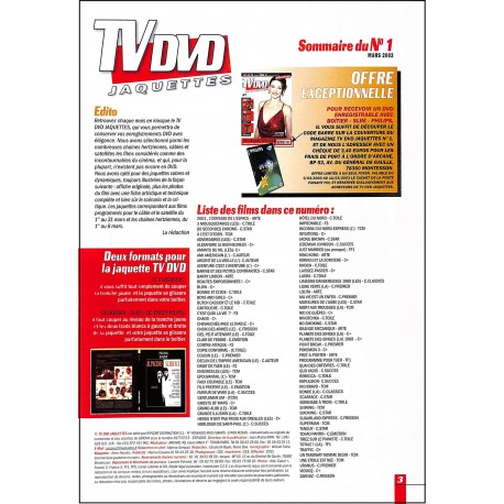 TV DVD Jaquettes |Premier Numéro