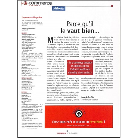 e-commerce magazine |Premier Numéro