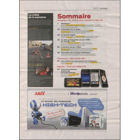 Micro 7 Semaine |Premier Numéro