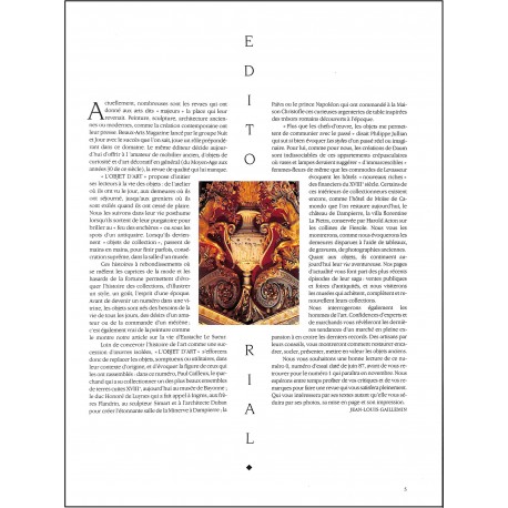 L'objet d'art |Premier Numéro
