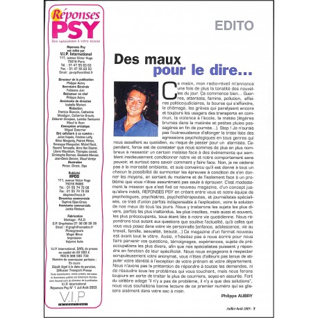 Réponses PSY |Premier Numéro