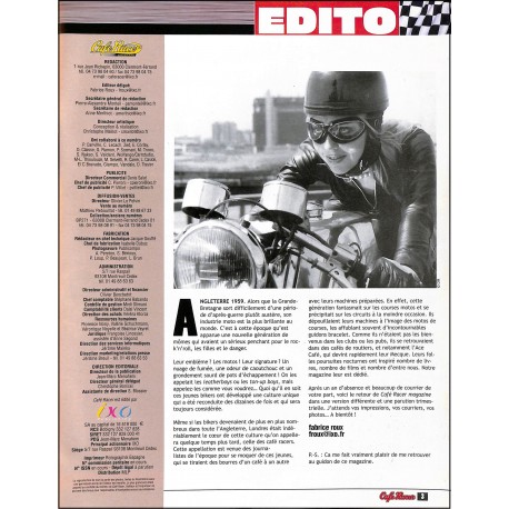 Cafe Racer |Premier Numéro