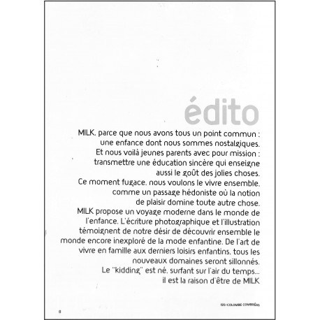 Milk |Premier Numéro