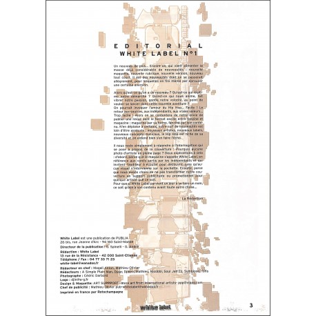 White Label |Premier Numéro