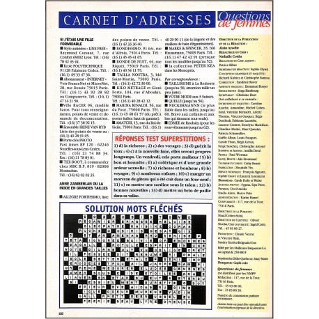 Questions de femmes |Premier Numéro