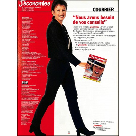 J'économise |Premier Numéro